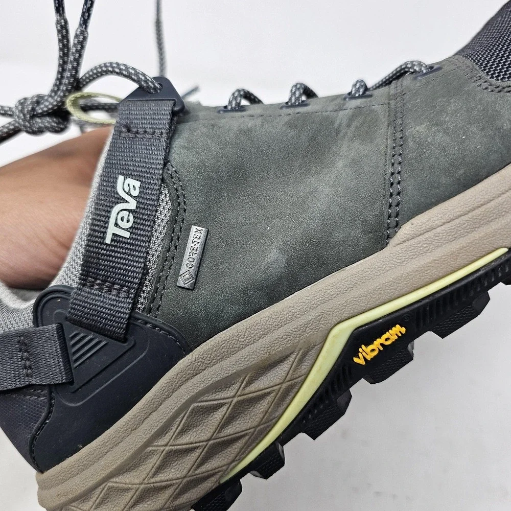Teva Grandview GTX Shoes Womens Size 8.5‎ Gray GORE-TEX Vibram Hiking Sneakers